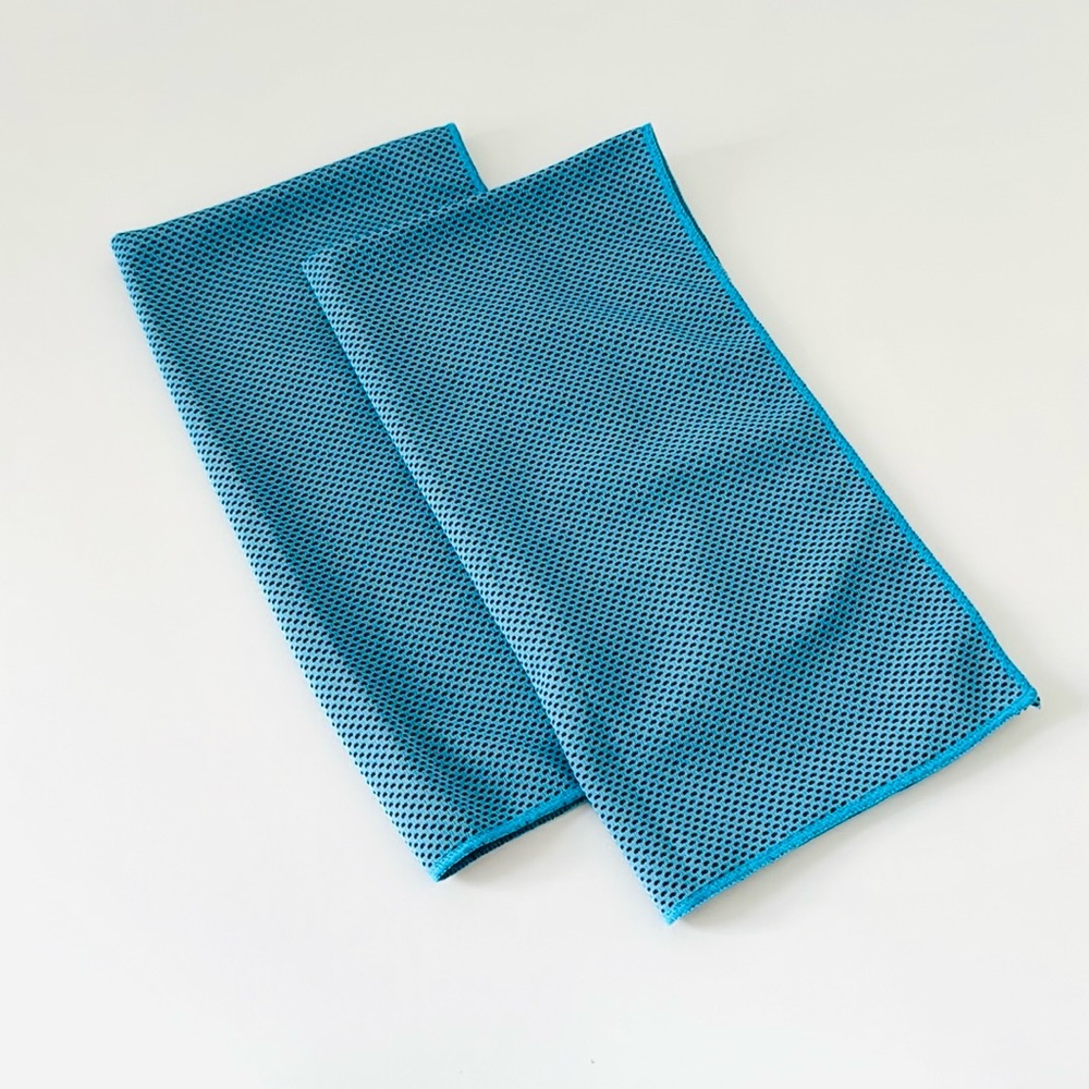 2 pc Blue Towel for Excersise